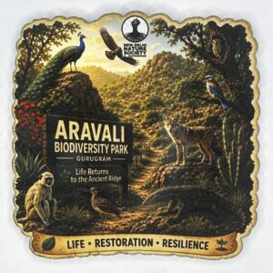 Aravali Biodiversity Park Fridge Magnet (Square)
