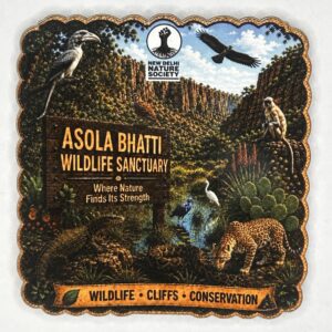 Asola Bhatti Wildlife Sanctuary Fridge Magnet (Square)