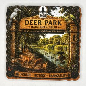 Deer Park Fridge Magnet (Square)