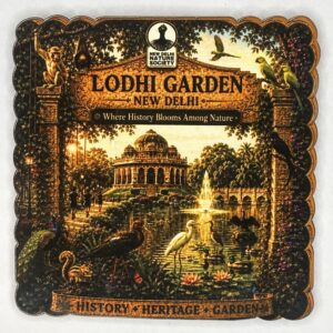 Lodhi Garden Fridge Magnet (Square)